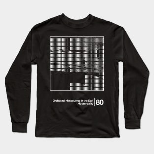 OMD / Minimal Style Graphic Artwork Design Long Sleeve T-Shirt